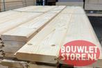 Vuren planken blokhutprofiel gevelbekleding schutting, Doe-het-zelf en Verbouw, Hout en Planken, 25 tot 50 mm, Nieuw, Ophalen of Verzenden