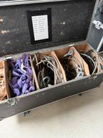 Flightcase/ kabelcase vol rondstroppen en steels, Ophalen, Gebruikt, Overige instrumenten, Flightcase