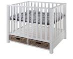 Kidsmill La Premiere Babybox Wit, Ophalen, Gebruikt, Vierkant, In hoogte verstelbaar