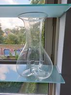 Vaas olifant voet   glas  handwerk   vintage, Antiek en Kunst, Ophalen of Verzenden