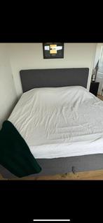 IKEA boxspring DUNVIK, Huis en Inrichting, Slaapkamer | Boxsprings, Grijs, 180 cm, Zo goed als nieuw, Ophalen