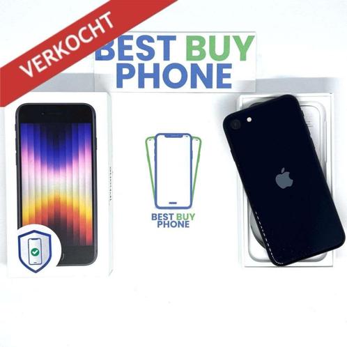 iPhone SE 2022 128GB zwart /licht gebruikt /99% batt /garant, Telecommunicatie, Mobiele telefoons | Apple iPhone, Zo goed als nieuw