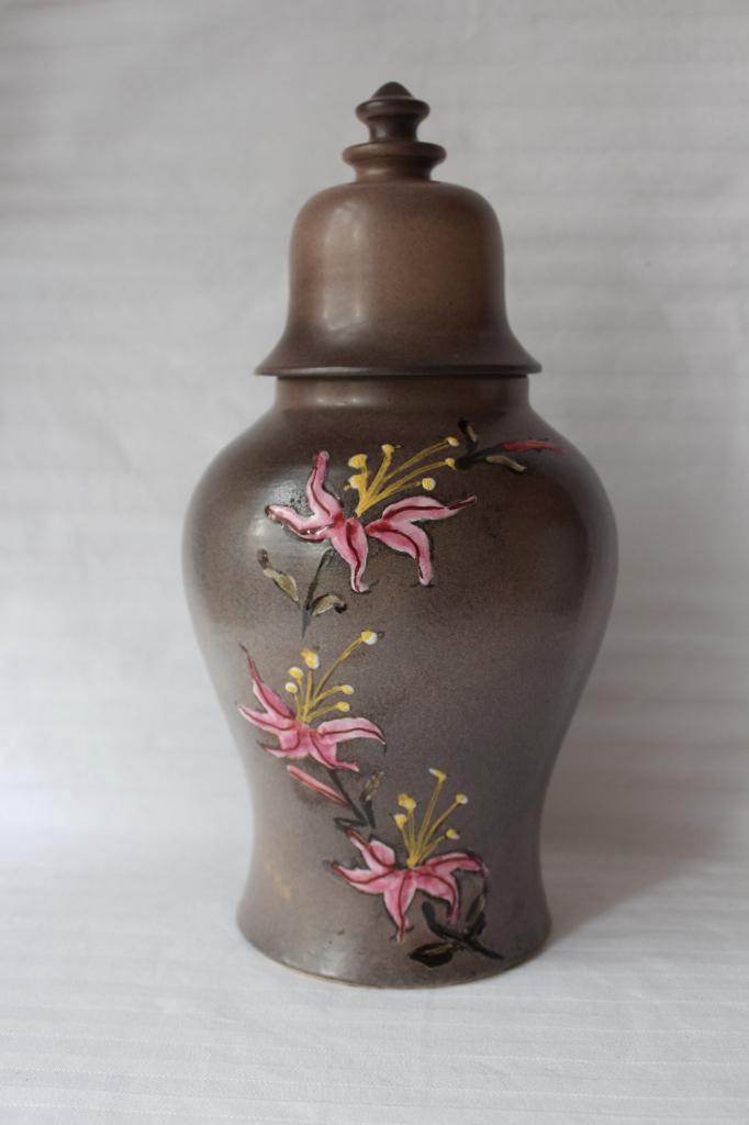 Vintage Vallauris Max Siffredi gember pot c 1950, Antiek en Kunst, Antiek | Keramiek en Aardewerk, Ophalen of Verzenden