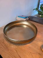 Gouden schaal diameter 50cm, Ophalen of Verzenden, Gebruikt, Rond, Metaal