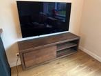 Houten TV-meubel / wanddressoir zwevend met lade, Huis en Inrichting, Kasten | Televisiemeubels, 100 tot 150 cm, Eikenhout, Ophalen of Verzenden