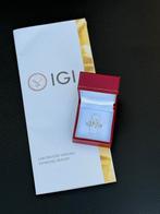 Gouden ring met diamant totaal 3.38ct!! IGI certif NIEUW!!, Sieraden, Tassen en Uiterlijk, Ringen, Wit, Nieuw, Ophalen of Verzenden