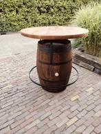 Bartafel hangtafel wijnvat regenton statafel mancave tafel, Ophalen, Zo goed als nieuw