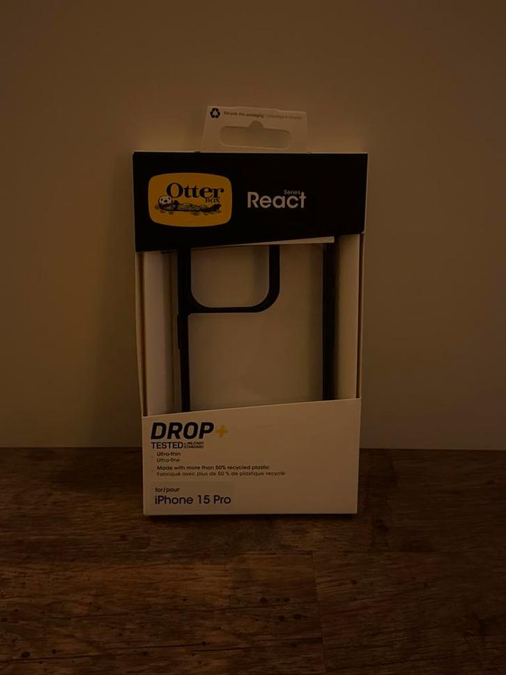 iPhone 15 Pro Otterbox React Hoesje - Nieuw, Telecommunicatie, Mobiele telefoons | Hoesjes en Frontjes | Apple iPhone, Nieuw, Hoesje of Tasje