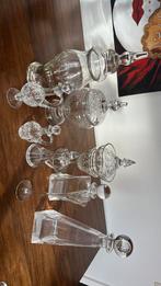 Azijn karaf en bonbons kristal, Antiek en Kunst, Antiek | Glas en Kristal, Ophalen