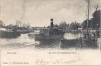 Gouda De Yssel met Rotterdamsche boot 1904, Verzamelen, Ansichtkaarten | Nederland, Verzenden, Voor 1920, Gelopen, Zuid-Holland