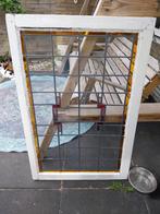 Glas in lood 76 bij 115cm, Doe-het-zelf en Verbouw, Glas en Ramen, Ophalen, Gebruikt, Minder dan 80 cm, Minder dan 80 cm