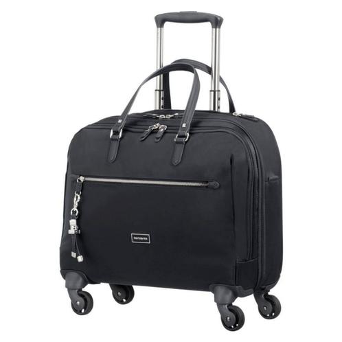 Samsonite Karissa Biz 15,6-inch pilotenkoffer carry-on, Sieraden, Tassen en Uiterlijk, Koffers, Zo goed als nieuw, Zacht kunststof