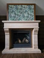 Gashaard Faber met marmeren schouw, Huis en Inrichting, Haarden, Ophalen of Verzenden, Gebruikt, Vrijstaande haard, Gashaard