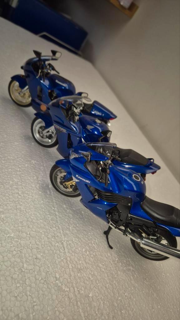 Tamiya 1/12 Motorfiets Modellen - Kawasaki, Hobby en Vrije tijd, Modelbouw | Auto's en Voertuigen, Auto, Groter dan 1:32, Tamiya