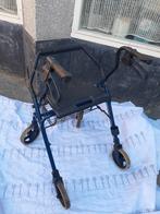 Inklapbare, opvouwbare rollator, blauw, zeer licht gewicht., Ophalen, Opvouwbaar, Gebruikt