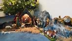 Kerstgroep Antiek, 22 delig, groot  30 cm hoog + Stal, etc., Diversen, Kerst, Ophalen of Verzenden, Zo goed als nieuw