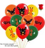 Bing het konijn ballonnen 10 stuks € 3,50, Hobby en Vrije tijd, Feestartikelen, Verzenden, Nieuw, Versiering, Verjaardag