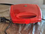 Wafelijzer rood captain Cook Electric 30.004 750watt, Ophalen of Verzenden, Zo goed als nieuw