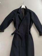 Monique van Heist Dust Coat 2, loden wool, check navy, XS, Blauw, Ophalen of Verzenden, Zo goed als nieuw, Maat 34 (XS) of kleiner