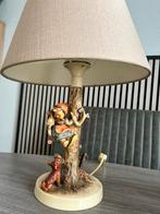 Vintage Hummel Schemerlamp met Hond, Huis en Inrichting, Lampen | Tafellampen, Ophalen, Gebruikt, Overige materialen, Minder dan 50 cm