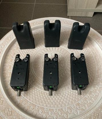 6 x Delkim EV-D + 3 st gratis Fox black Label hangers  beschikbaar voor biedingen