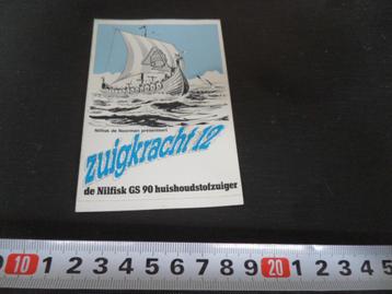 sticker NILFISK GS90 huishoudstofzuiger zuigkracht 12 Schip  beschikbaar voor biedingen