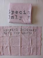 Roze peuter dekbedovertrek special delivery, Meisje, Dekbedovertrek, Ophalen of Verzenden, Zo goed als nieuw