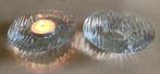 Holmegaard Discus, 2 waxinelichtjes, ø 11cm, Ophalen of Verzenden