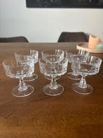 6 Crystal d’Arques Louvre Coupes, Antiek en Kunst, Ophalen