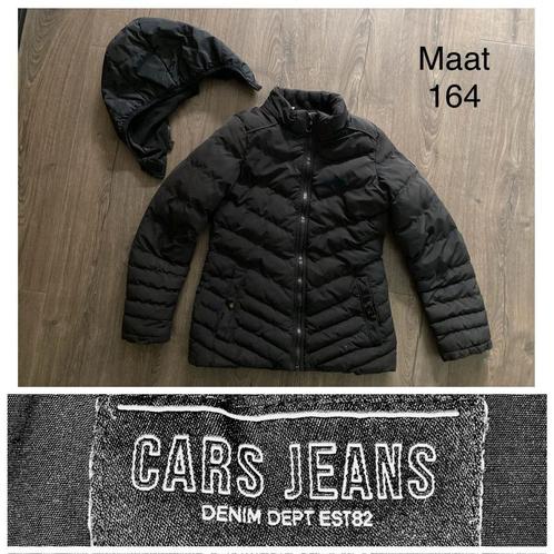Winterjas maat 164 cars jeans jas zwart, Kinderen en Baby's, Kinderkleding | Maat 164, Zo goed als nieuw, Jongen, Jas, Ophalen of Verzenden