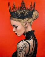 Schilderij The Scarlet Queen - Mihai Pandelescu (Realisme), Ophalen of Verzenden