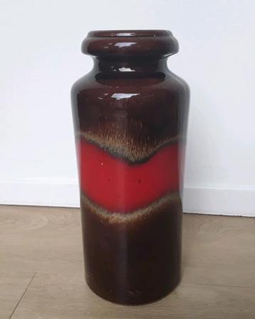 West Germany vaas, bruin rood, 30cm, 517-30 beschikbaar voor biedingen