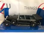 MCG 1:18 Mercedes-Benz 770 (W150) cabrio 1938-1943 zwart, Hobby en Vrije tijd, Modelauto's | 1:18, Ophalen of Verzenden, Nieuw