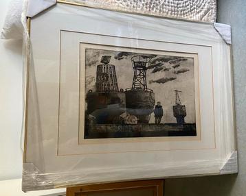 Goudkleurige Wissellijst met Kunst beschikbaar voor biedingen