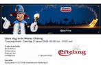 4 kaartjes Unox Winter Efteling 17 januari 2026, Tickets en Kaartjes, Drie personen of meer, Ticket of Toegangskaart