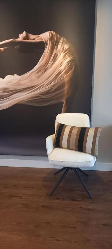 Luxury Diga Colmore Kussen 60x40 cm Brons Zwart Beige beschikbaar voor biedingen