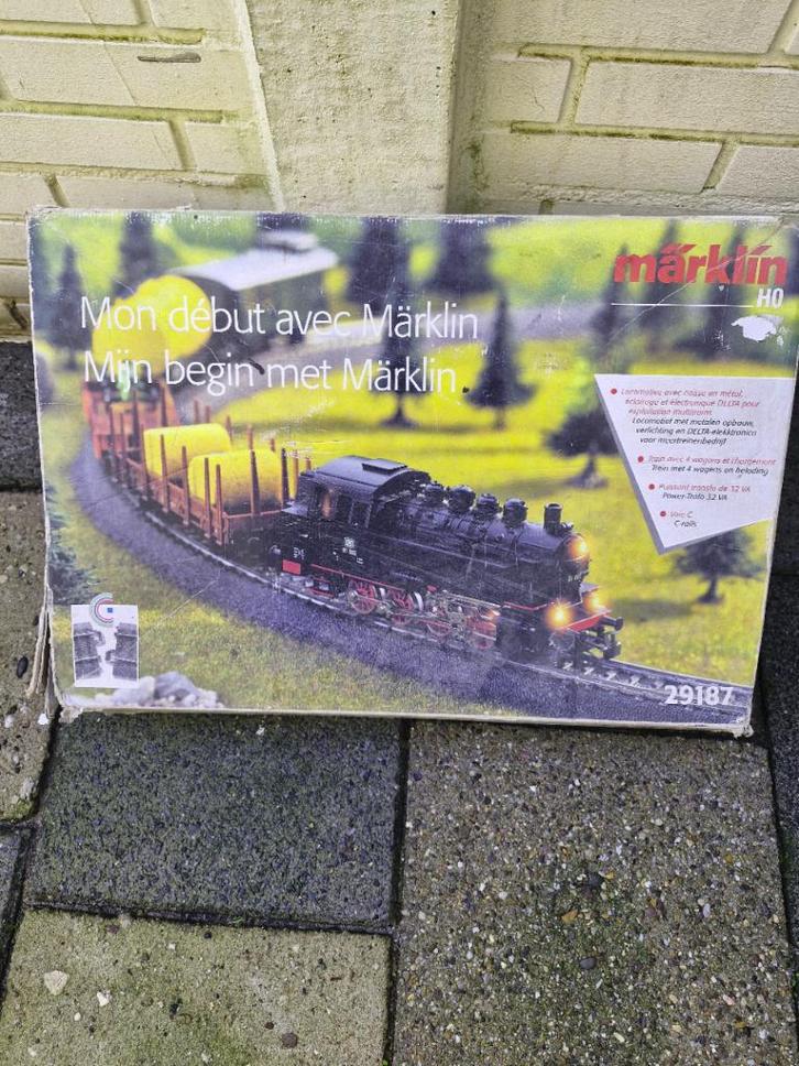 Marklin trein 29187, Hobby en Vrije tijd, Modeltreinen | H0, Gebruikt, Treinset, Gelijkstroom, Märklin, Ophalen