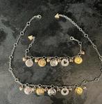 Mooie Kettingen, armband, oorbellen en bedeltjes oa Quess, Ophalen of Verzenden, Zo goed als nieuw, Zilver, Overige materialen