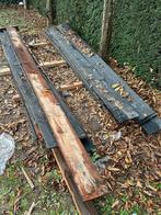 Zwarte Potdekselplanken 19,5cm breed, 3m lang - voor afdak, Doe-het-zelf en Verbouw, Ophalen, Gebruikt, Minder dan 25 mm, Plank