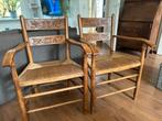 Twee stoelen met armleuning te koop, Ophalen, Vintage, Twee