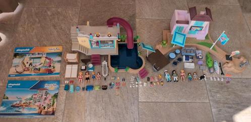 Playmobil 70279 IJssalon + 70435 Bungalow COMPLEET ALS NIEUW, Kinderen en Baby's, Speelgoed | Playmobil, Zo goed als nieuw, Complete set