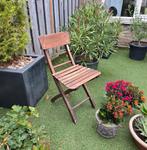 4 Oude café stoeltjes, Ophalen, Zo goed als nieuw, Hout