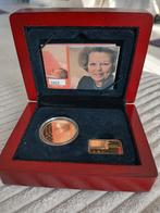 Gouden geboorte munt Amalia in kistje 50 gulden 90% zuiver g, Postzegels en Munten, Munten | Nederland, Ophalen of Verzenden, Koningin Beatrix