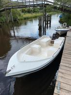 Boot met mercury 9.9 4 takt (Texas 420), Ophalen, Zo goed als nieuw, Minder dan 10 pk, Tot 6 meter