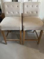 Gratis - Riviera Maison barkrukken, Ophalen, Gebruikt, 60 tot 90 cm, Hout