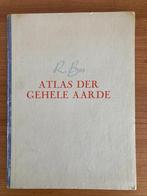 Oude Bosatlas "Der Gehele Aarde" - P. Noordhoff 1949, Boeken, Atlassen en Landkaarten, Gelezen, Bosatlas, P. Noordhoff, Ophalen of Verzenden