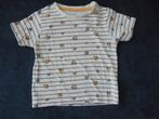 K146 Wit sterren shirtje Primark maat 86, Kinderen en Baby's, Babykleding | Maat 86, Primark, Shirtje of Longsleeve, Gebruikt