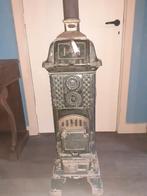 Klassieke Jugenstil kachel, Ophalen, Gebruikt, Hout, Kolenkachel