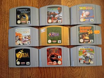 Nintendo 64 spellen los, 6 stuks beschikbaar voor biedingen