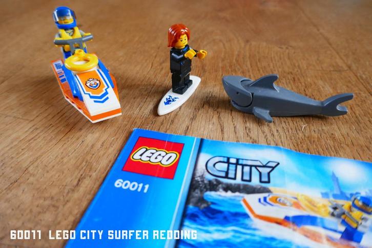 LEGO City Surfer Redding (60011), Kinderen en Baby's, Speelgoed | Duplo en Lego, Zo goed als nieuw, Lego, Complete set, Ophalen